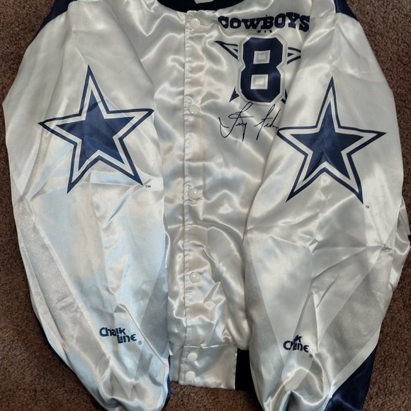 DALLAS COWBOYS CHALK LINE FANIMATION JACKET SIZE XL NICE/RARE-Troy Aikman - Picture 4 of 4